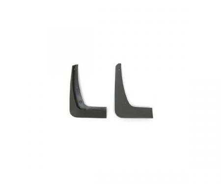 Corvette Splash Guards, Body Contoured, Front, Matte Black,Altec, 2005-2013