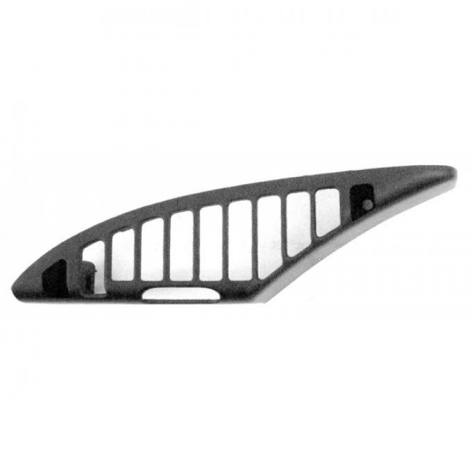 Corvette Air Conditioning Dash Vent Grille, Left, Black, 1992-1993