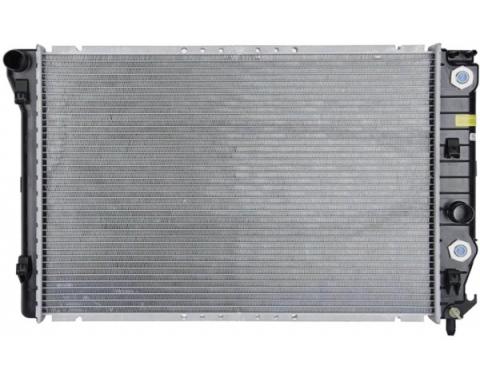 Corvette Replacement Radiator, Automatic Transmission, Aluminum & Plastic, 1997-2000