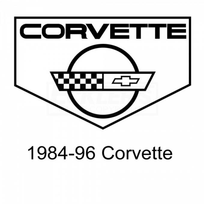 Legendary Auto Interiors Ltd  Rubber Floor Mats, With C4 Logo| 25-13662 Corvette 1984-1996