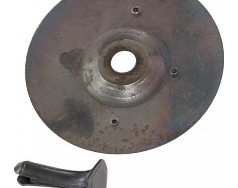 Corvette Upper Hood Insulation Retainer with Pin, Metal, 1968-1979