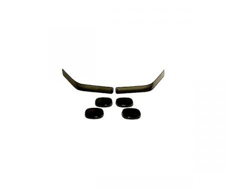 Corvette Black-Out Light Kit, Front & Rear, Smoke Gray, 1991-1996