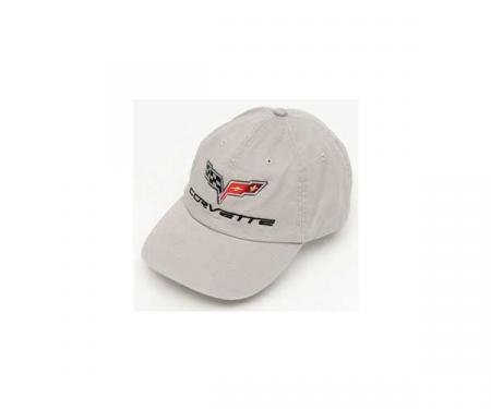 Corvette Cap, Khaki, With C6 Logo