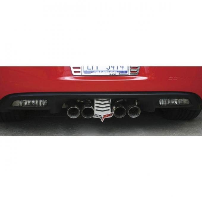 Corvette Exhaust Plate, With Open Air Slots, 2005-2009
