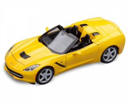 Corvette Yellow Stingray Convertible Die-Cast Model