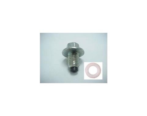 Corvette Oil Pan Drain Plug, Magnetic, Metric, 1996-2009