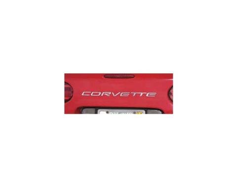 Corvette Letter Set, Rear Acrylic Chrome, 1997-2004