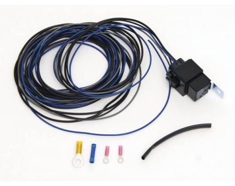 Corvette Radiator Cooling Fan Wiring Harness, For Dual or Single Fans, Be Cool, 1969-1982