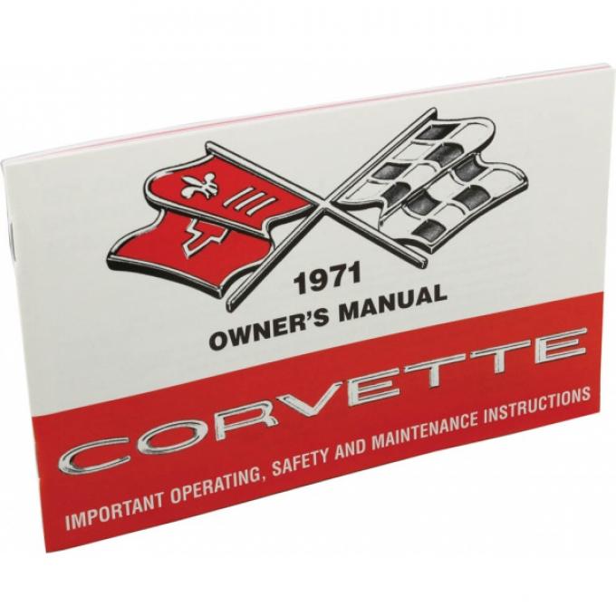 Corvette Owners Manual, 1971