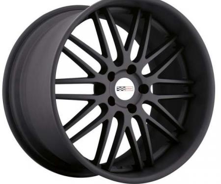 Corvette Wheel, Cray Brickyard 20x12" Machine Matte Black, 2006-2013 Z06 & Grand Sport