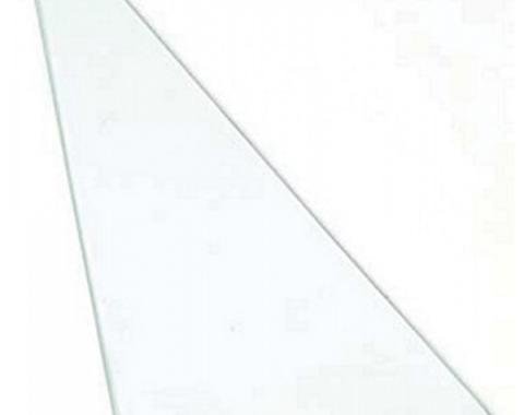 Corvette Vent Glass, Non Date-Coded, Convertible, Clear, Left, 1963-1967