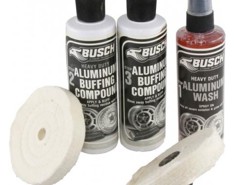 Busch Heavy Duty Aluminum Wash & Buff Kit