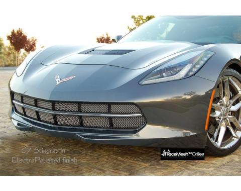 Corvette Stingray Stainless Steel Mesh Grille, 2014-2017