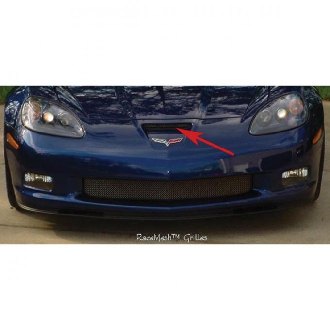 Corvette C6 Grand Sport Custom RaceMesh® Front Nose ScoopGrille, 2010-2013