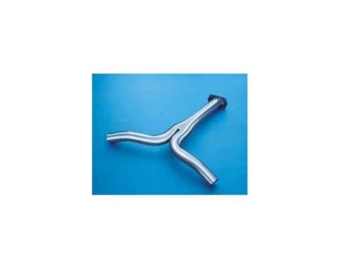 Corvette Borla Rear Exhaust Y-Pipe, Stainless Steel, 1984-1985