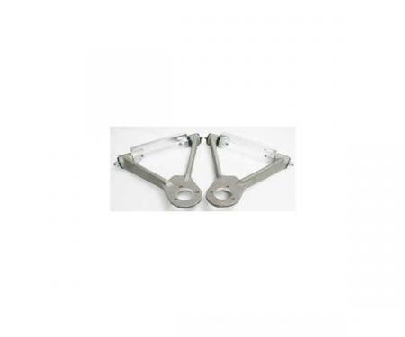 Corvette Upper Control Arms, Aluminum, Natural Finish, Without Ball Joints, 1963-1982