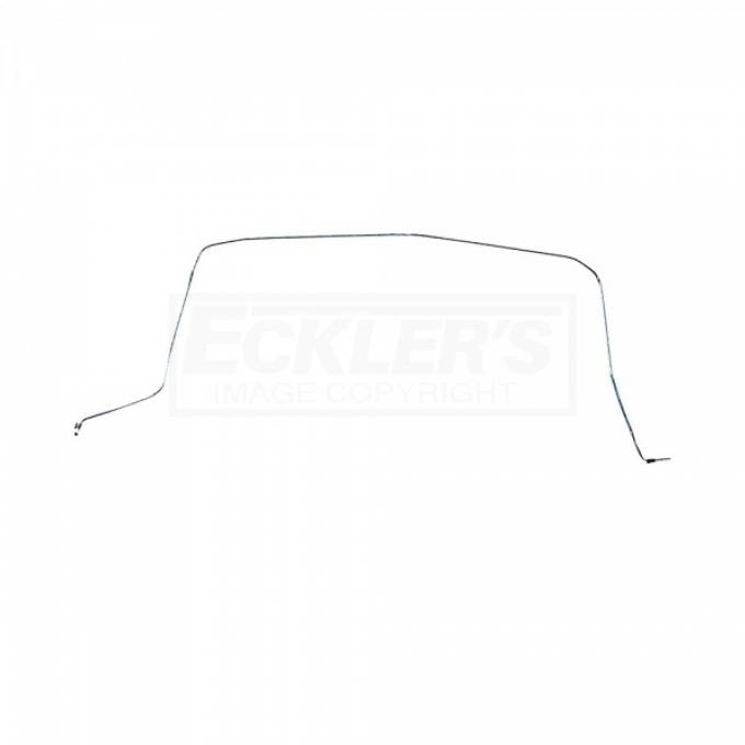 Corvette Front Crossover Brake Lines, Stainless Steel, 1970-1973