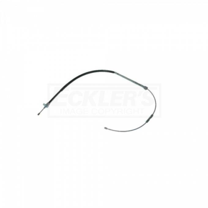 Corvette Parking Brake Cable, Stainless Steel, Left Rear, 1984-1987