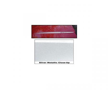 Corvette Hood Decal Kit, LT1, Silver Metallic, 1992-1996