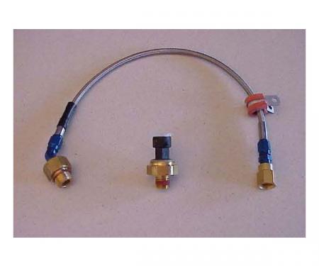 Corvette Oil Pressure Hose Kit, With Pressure Switch, 1997-2004