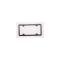 Corvette Rear License Plate Frame Matte Black, 2005-2013
