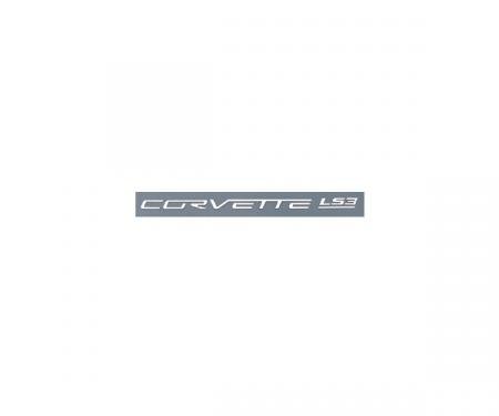 Corvette Fuel Rail Letter Set, LS3, Ultra Chrome, 2008-2013