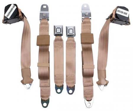 Seatbelt Solutions 1970-1971 Corvette Single Retractable Lap and Shoulder Belts