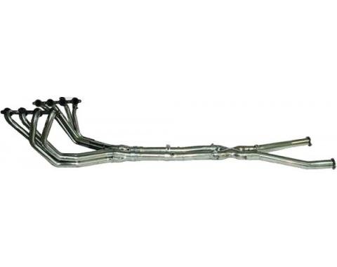 Corvette C5 LG Motorsports Street Series Long Tube Headers,1997-2004