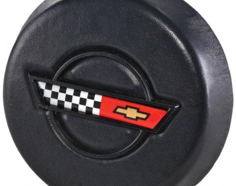 Corvette Horn Button, With Emblem, 1986-1989