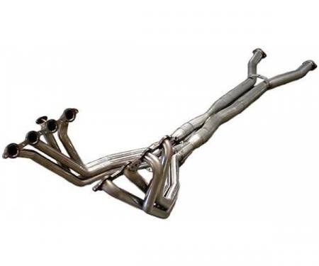 Corvette C5 LG Motorsports Street Series Long Tube Headers With Catalytic Converters, 1997-2004