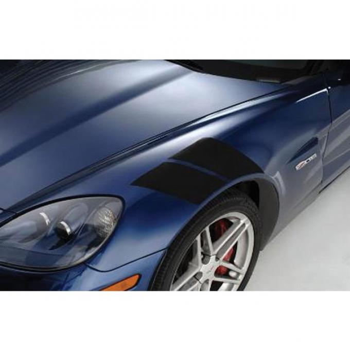 Corvette Fender Stripes, Black, 2005-2013