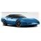 Corvette Cray Scorpion 20x10.5 Gloss Black With Mirror Cut Lip, 1-Piece Wheel, 1997-2013