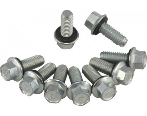 Corvette Gas Neck to Tank Screws, 9 Piece Set, 1963-1974