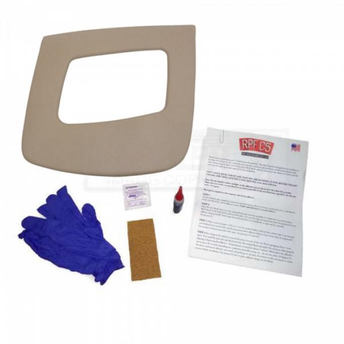 Corvette Heads Up Display Bezel Repair Kit, Light Oak (Code 673), 1998-2004