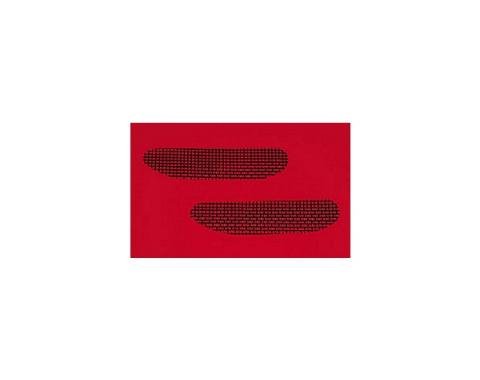 Corvette Brake Duct Screens, Black, 1997-2004