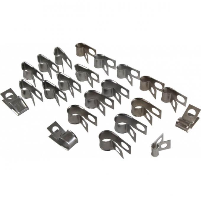 Corvette Brake & Fuel Line Clip Kit, 1969-1970