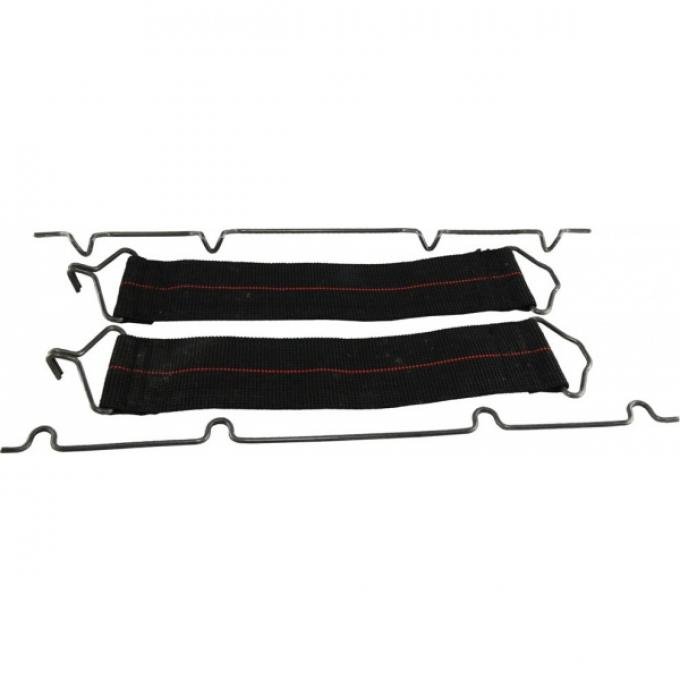 Corvette Seat Bottom Cushion Support Strap Kit, 1984-1996