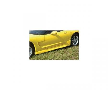 Corvette Side Skirts, C5 Race Inspired, John Greenwood Design, 1997-2004