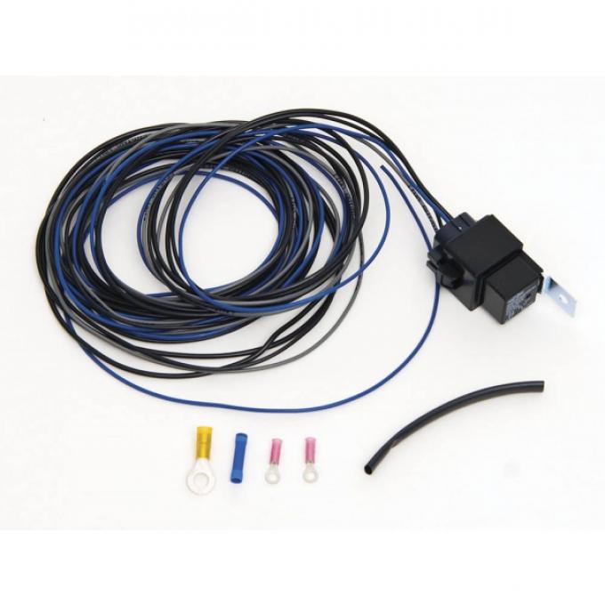 Corvette Radiator Cooling Fan Wiring Harness, For Dual or Single Fans, Be Cool, 1969-1982