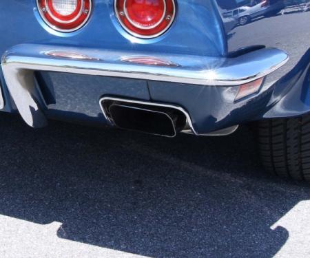 Corvette Rear Bumper, Replacement, Right, 1968-1973