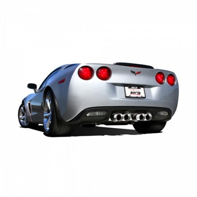 Borla Exhaust System Sport S-Type Series, With Quad Round Tips| 11766 Corvette 2009-2013