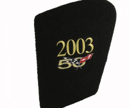 Corvette Hood Liner, With Monogrammed 50th Anniversary Logo,2003