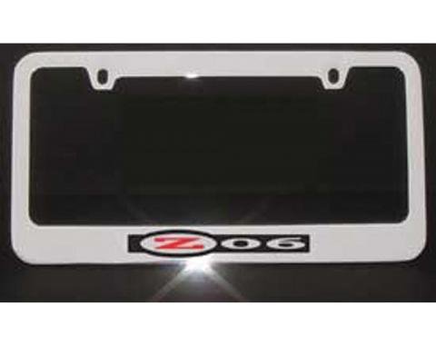 Corvette Elite License Frame, 97-04 Z06 Logo