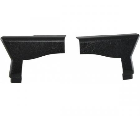 Corvette Lock Pillar Covers, Upper, Convertible, 1990-1993