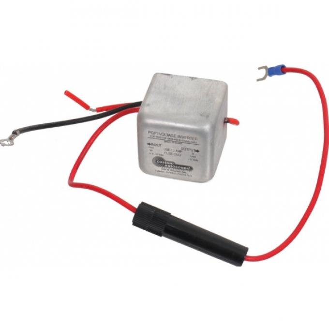 Custom Autosound Power Inverter, Positive To Negative Ground, 1-3/4 Cube, 2.1 To 2.5 Amps Output