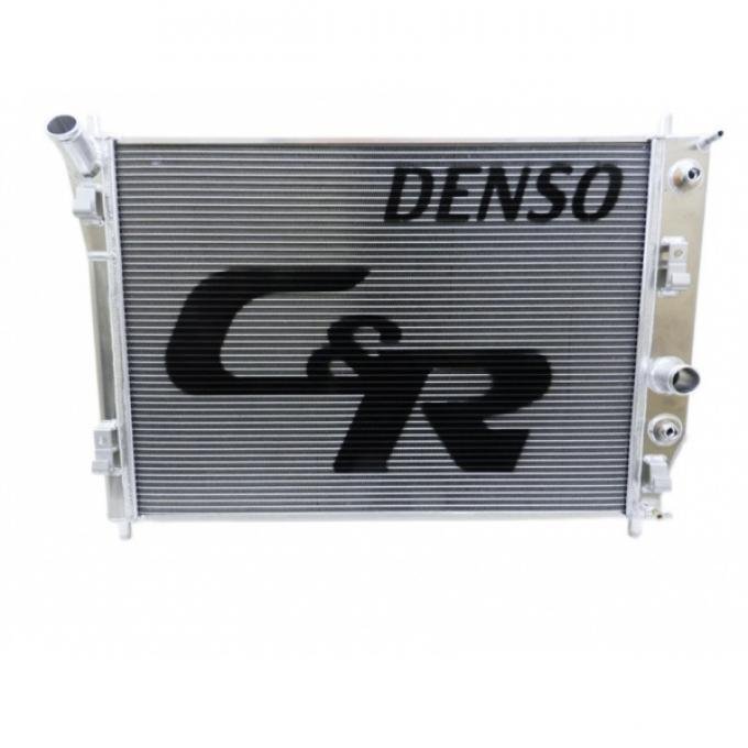 Corvette C&R Racing OE Fit Radiator, High Performance / Race Track, 48mm Denso, No Oil Cooler, 2005-2013