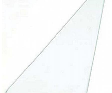 Corvette Vent Glass, Non Date-Coded, Convertible, Clear, Right, 1963-1967