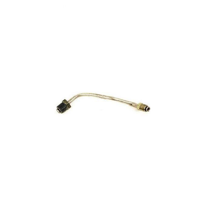 Corvette Proportioning Valve To Wheel Brake Line, Left Front, Stainless Steel, 1969