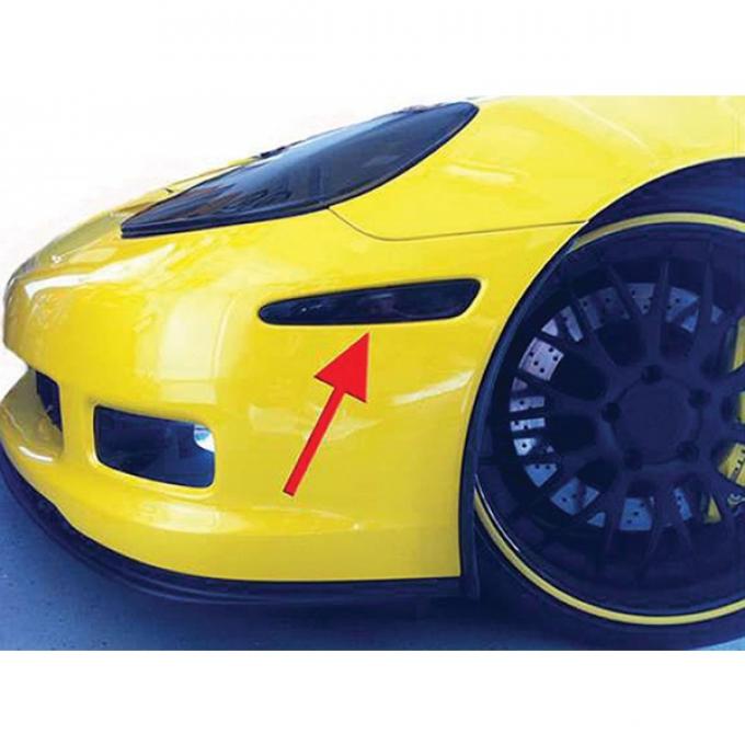 Corvette Smoked Front Side Markers, 2005-2013