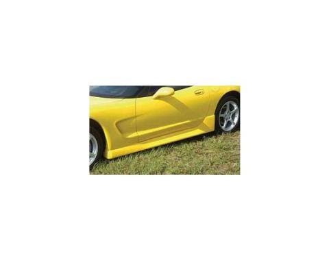 Corvette Side Skirts, C5 Race Inspired, John Greenwood Design, 1997-2004